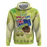 New Zealand Kiwi Hoodie I Just Really Like Kiwis