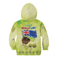 New Zealand Kiwi Kid Hoodie I Just Really Like Kiwis