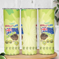 New Zealand Kiwi Skinny Tumbler I Just Really Like Kiwis