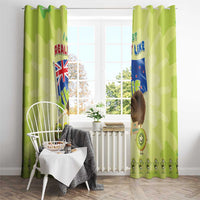 New Zealand Kiwi Window Curtain I Just Really Like Kiwis