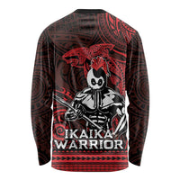 Hawaii Ikaika Warrior Long Sleeve Shirt Hawaiian Tribal Tattoo DT04 - Polynesian Pride