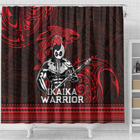 Hawaii Ikaika Warrior Shower Curtain Hawaiian Tribal Tattoo