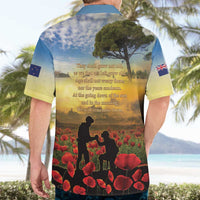 New Zealand ANZAC Day Hawaiian Shirt The Ode Remembrance And Poppy