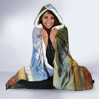 New Zealand ANZAC Day Hooded Blanket The Ode Remembrance And Poppy DT04 - Polynesian Pride