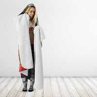 New Zealand ANZAC Day Hooded Blanket The Ode Remembrance And Poppy DT04 - Polynesian Pride