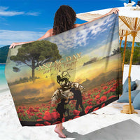 New Zealand ANZAC Day Sarong The Ode Remembrance And Poppy