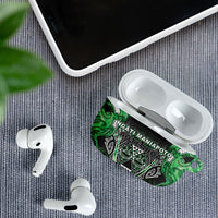 Aotearoa Ngati Maniapoto AirPods Case Maori Tribal Green Paua Shell Pattern DT05 - Polynesian Pride