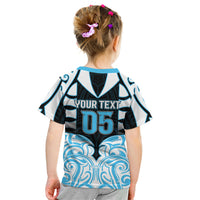 Custom Aotearoa Ngati Kahungunu Kid T Shirt New Zealand Traditional Maori Pattern