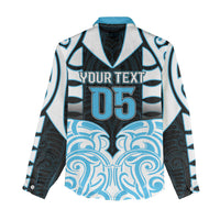 Custom Aotearoa Ngati Kahungunu Women Casual Shirt New Zealand Traditional Maori Pattern