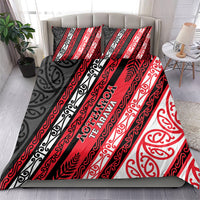 Aotearoa Te Arawa Bedding Set New Zealand Maori Tribal Fern Pattern