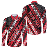 Personalised Aotearoa Te Arawa Family Matching Tank Maxi Dress and Hawaiian Shirt New Zealand Maori Tribal Fern Pattern