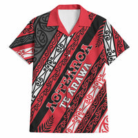 Personalised Aotearoa Te Arawa Hawaiian Shirt New Zealand Maori Tribal Fern Pattern