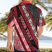 Personalised Aotearoa Te Arawa Hawaiian Shirt New Zealand Maori Tribal Fern Pattern