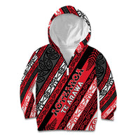 Personalised Aotearoa Te Arawa Kid Hoodie New Zealand Maori Tribal Fern Pattern