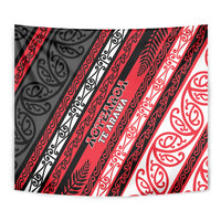 Aotearoa Te Arawa Tapestry New Zealand Maori Tribal Fern Pattern