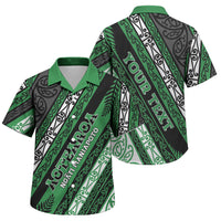 Personalised Aotearoa Ngati Maniapoto Family Matching Puletasi and Hawaiian Shirt New Zealand Maori Tribal Fern Pattern