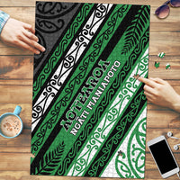 Aotearoa Ngati Maniapoto Puzzle New Zealand Maori Tribal Fern Pattern