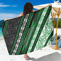 Aotearoa Ngati Maniapoto Sarong New Zealand Maori Tribal Fern Pattern