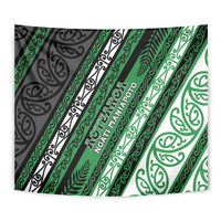 Aotearoa Ngati Maniapoto Tapestry New Zealand Maori Tribal Fern Pattern