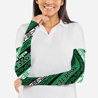 Personalised Aotearoa Ngati Raukawa Arm Sleeves New Zealand Maori Tribal Fern Pattern