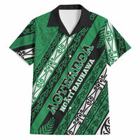 Personalised Aotearoa Ngati Raukawa Hawaiian Shirt New Zealand Maori Tribal Fern Pattern
