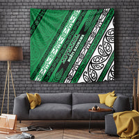 Aotearoa Ngati Raukawa Tapestry New Zealand Maori Tribal Fern Pattern