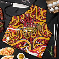 Aotearoa Waikato Tainui Apron Maori Tribal Pattern Koru Motif