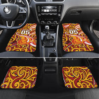 Custom Aotearoa Waikato Tainui Car Mats Maori Tribal Pattern Koru Motif