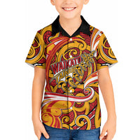 Custom Aotearoa Waikato Tainui Hawaiian Shirt Maori Tribal Pattern Koru Motif