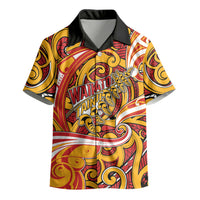 Custom Aotearoa Waikato Tainui Kid Hawaiian Shirt Maori Tribal Pattern Koru Motif DT05 - Polynesian Pride