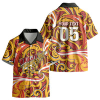 Custom Aotearoa Waikato Tainui Kid Hawaiian Shirt Maori Tribal Pattern Koru Motif DT05 - Polynesian Pride