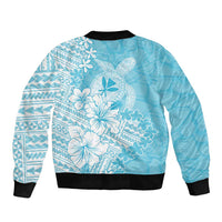 Hawaii Kanaka Maoli Bomber Jacket Polynesian Turtle Tattoo