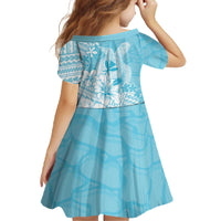 Hawaii Kanaka Maoli Family Matching Off The Shoulder Long Sleeve Dress and Hawaiian Shirt Polynesian Turtle Tattoo