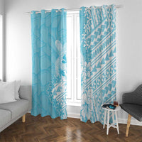 Hawaii Kanaka Maoli Window Curtain Polynesian Turtle Tattoo