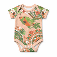 Hawaii Papaya Baby Onesie Cute Cosplay Humuhumu Fish Plumeria Waves