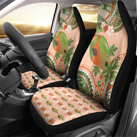 Hawaii Papaya Car Seat Cover Cute Cosplay Humuhumu Fish Plumeria Waves DT05 - Polynesian Pride