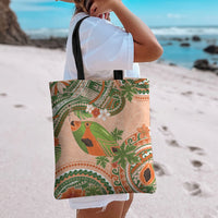 Hawaii Papaya Tote Bag Cute Cosplay Humuhumu Fish Plumeria Waves DT05 - Polynesian Pride