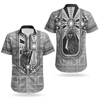 Mabuhay Philippines Festival Couples Matching Short Sleeve Bodycon Dress and Hawaiian Shirt Philippine Eagle Sun Three Stars Barong Pattern DT05 - Polynesian Pride