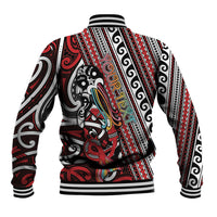 Personalised Maori Language Week Baseball Jacket Ake Ake Ake Tribal Patterns DT05 - Polynesian Pride