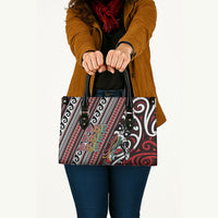 Maori Language Week Leather Bag Ake Ake Ake Tribal Patterns DT05 - Polynesian Pride