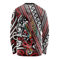Personalised Maori Language Week Long Sleeve Shirt Ake Ake Ake Tribal Patterns DT05 - Polynesian Pride