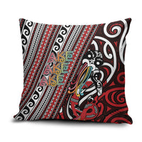 Maori Language Week Pillow Cover Ake Ake Ake Tribal Patterns DT05 Red - Polynesian Pride