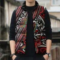 Personalised Maori Language Week Sleeveless Puffer Jacket Ake Ake Ake Tribal Patterns DT05 - Polynesian Pride