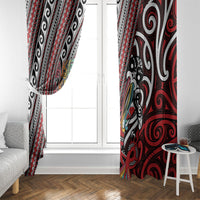 Maori Language Week Window Curtain Ake Ake Ake Tribal Patterns DT05 - Polynesian Pride