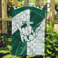 Hawaii Volleyball Garden Flag Shaka Aloha Hand