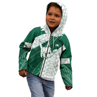 Custom Hawaii Volleyball Kid Hoodie Shaka Aloha Hand