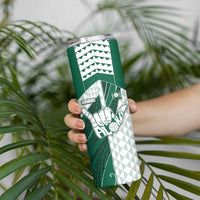 Custom Hawaii Volleyball Skinny Tumbler Shaka Aloha Hand