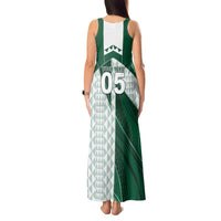 Custom Hawaii Volleyball Tank Maxi Dress Shaka Aloha Hand