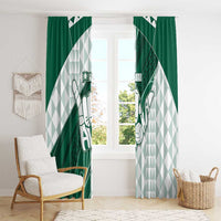 Hawaii Volleyball Window Curtain Shaka Aloha Hand