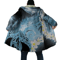 Piko Hawaiian Cloak Blue Galaxy Spiral Plumeria Tribal Patterns DT05 - Polynesian Pride